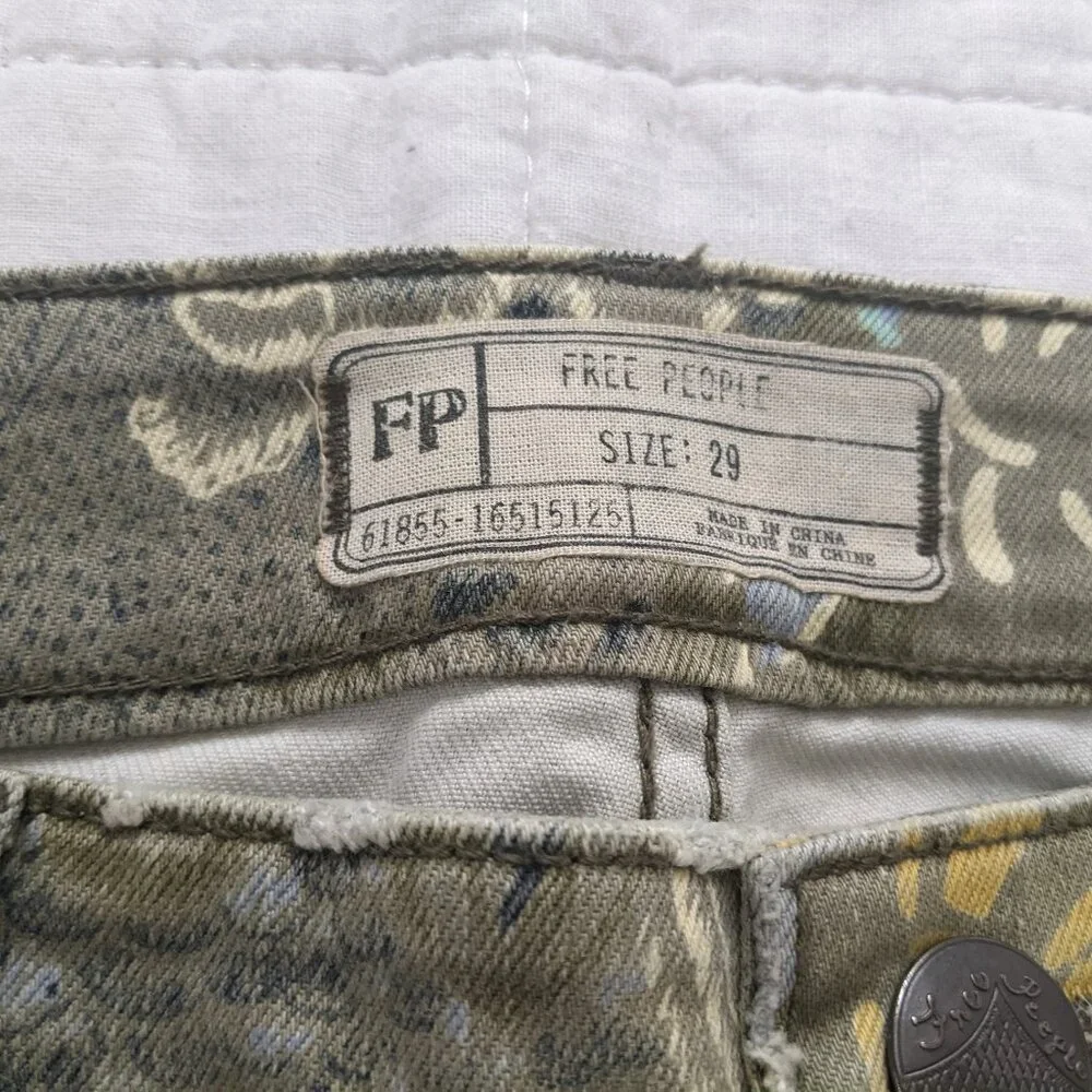 Free People Bell Bottom Flared Jeans - Picture 2 of 6